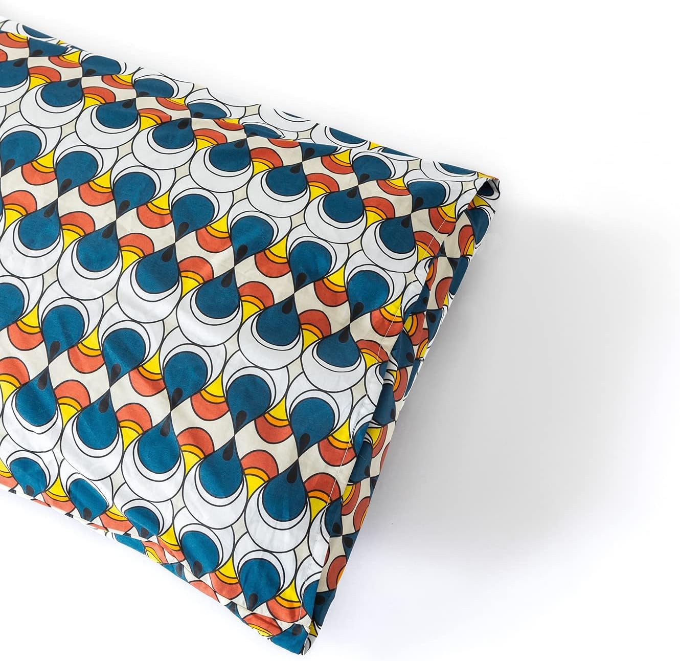 40% оƒƒ Dіѕсоunt YuHeGuoJi Bohemian Geometric Duvet Cover King 100% Cotton Soft Blue Orange Bedding Duvet Cover 3 Pieces Set 1 Polka Dot Print Duvet Cover with Zipper Ties 2 Pillowcases Breathable Comfortable Durable