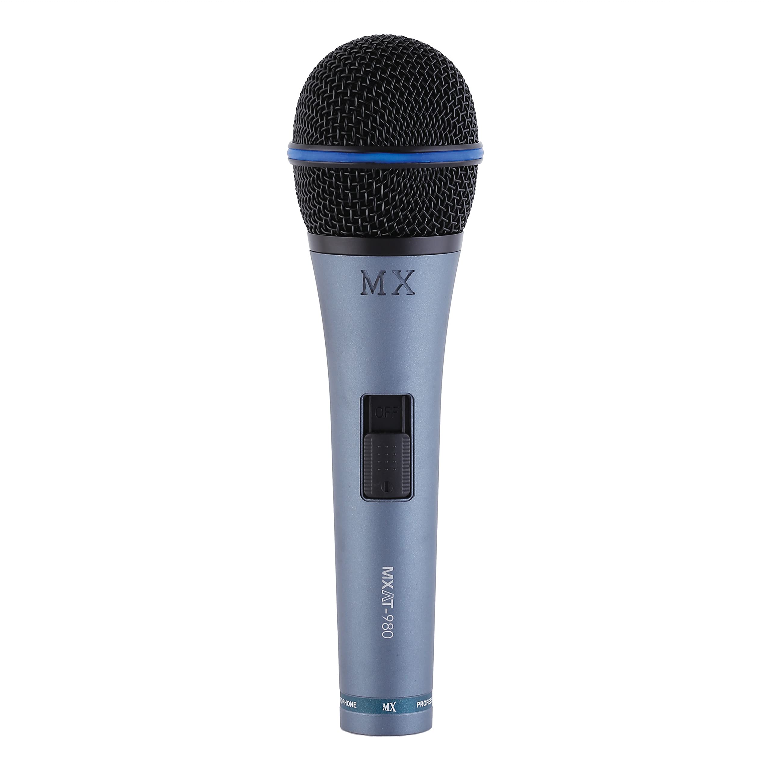 MX Vocal Dynamic Professional Audio Microphone D-36Ai Moving Cardioid Pattern 600Ω Impedance 80-12000 Hz Frequency Response Ideal for Solo Vocals Karaoke DJ Speeches Without Cable