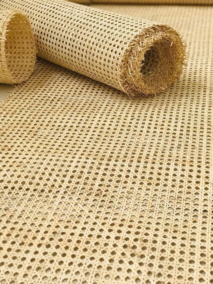 Bamboo Wood Cane Mat Roll for Furniture Mesh Webbing Rattan Roll for Basket Chair Cabinet Almirah Decoration Weaving Furnishing, 24x48 Inch-image-32