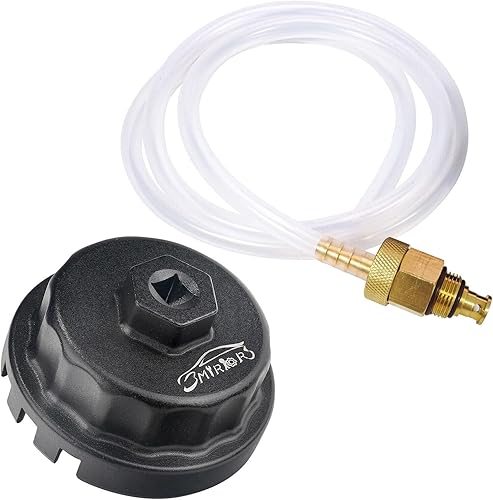 3mirrors Llave de filtro de aceite, juego de herramientas de drenaje de aceite compatible con Toyota Lexus Scion Camry Tundra Highlander Sienna