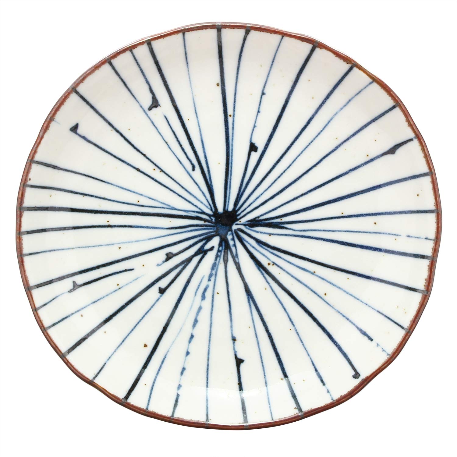 Ichikyu Mino Ware Plate, Dish, Serving Dish, Approx. 6.3×5.9 inches (16×15 cm), Microwave and Dishwasher Safe, Tokusa, Oval, 133-60402 : Home & Kitchen