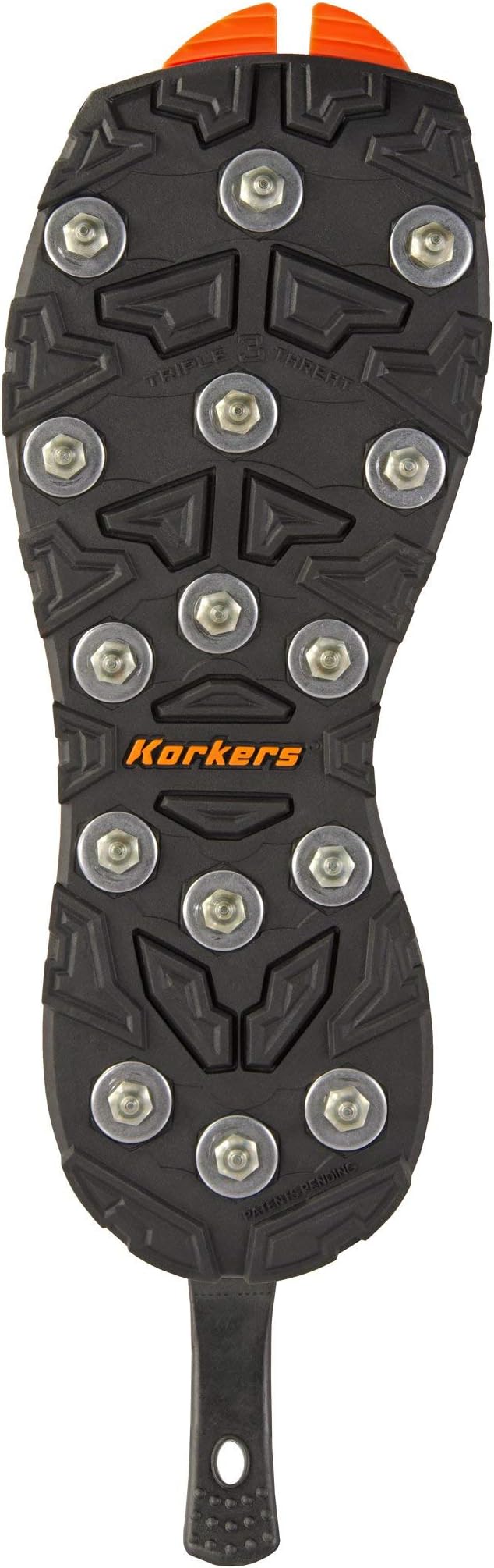 KorkersOmniTrax 3.0 Fishing Sole - Triple Threat with Carbide Spikes