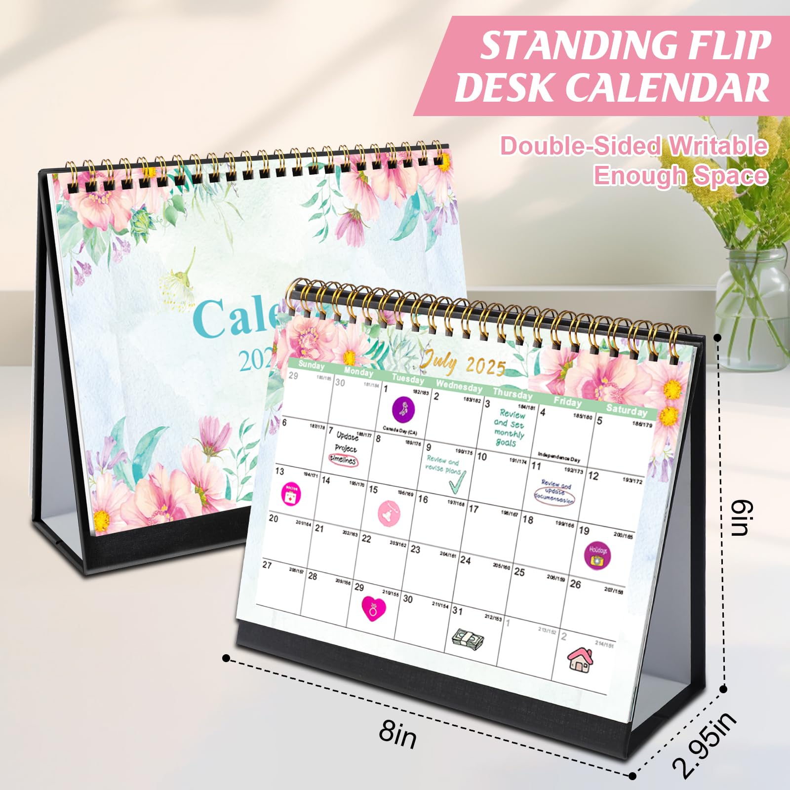 Gannyfer Desk Calendar 2025-2026, Large Calendar 2025 22" X