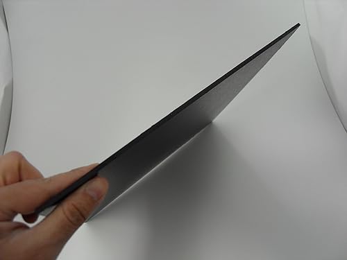 Miniatura 2 de 2 láminas de plástico ABS negro de 10.5 x 10.5 x 1/8 pulgadas para coche/estéreo/audio/interior