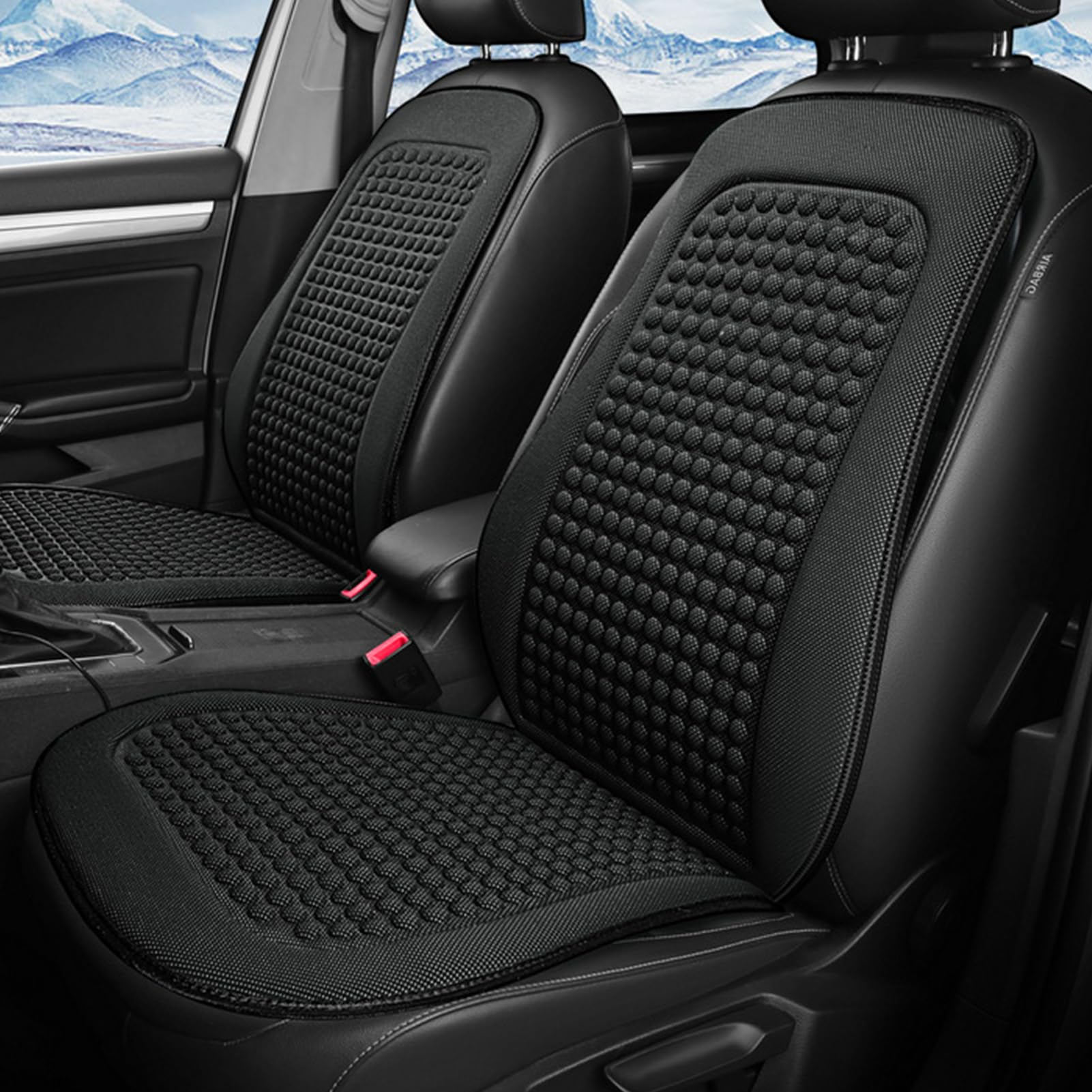 Housses de siège de refroidissement pour coussin d'air avant de voiture | Refroidissement de siège ventilé pour voiture, SUV avant