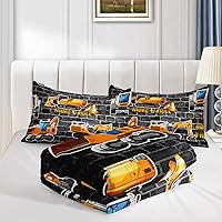 Vista 354 de Axolotl Kid Comforter Set Twin Size,Racing Car Bedding Set for Boys Girls Teen Kids Children Racing Gifts,Race Cars Quilt Bed Set with 1 Comforter 2