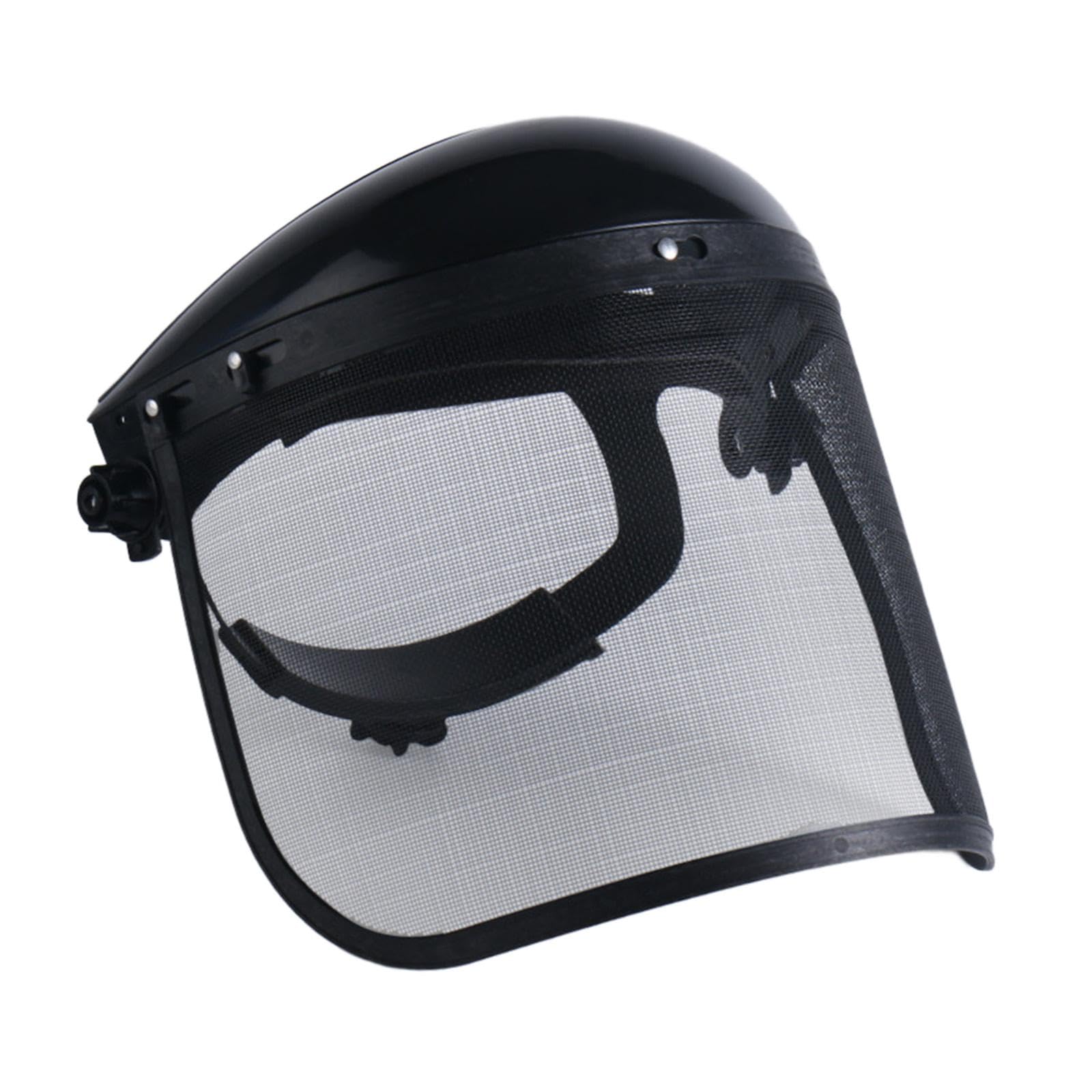 JAYIOLA Chainsaw Face Shield – Steel Wire Mesh Visor With Adjustable Headband, Professional Full-Face Protection For Gardening, Forestry & Trimming