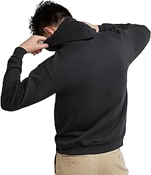 Hanes Mens EcoSmart Hoodie, Midweight Fleece Sweatshirt, Pullover Hooded Sweatshirt for MenHooded Sweatshirt