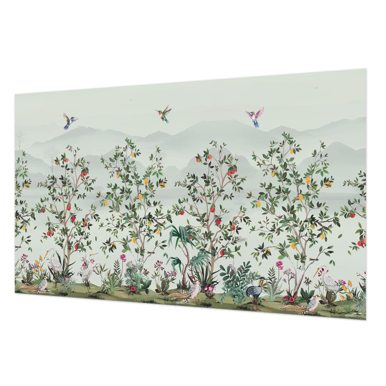 Papier peint intissé facile à nettoyer pour masquer un grand mur abîmé de salon