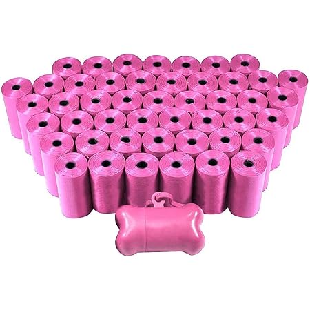 pink poop bags