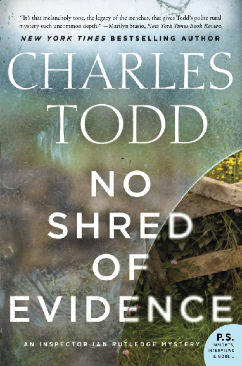 No Shred of Evidence: An Inspector Ian Rutledge Mystery by Charles Todd...