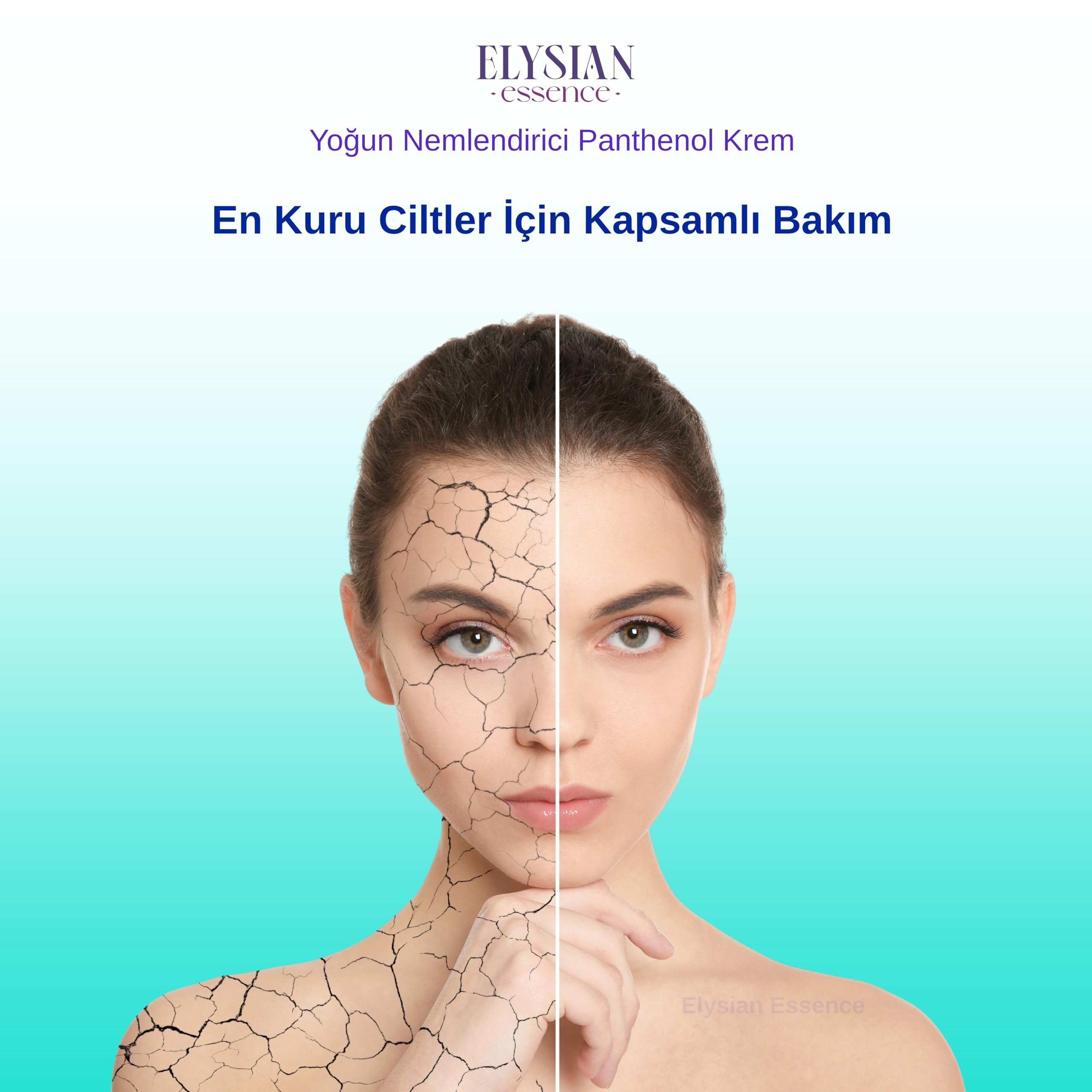 Elysian Essence Yoğun Nemlendirici Panthenol Yüz ve Vücut Kremi 2'li Set | Kuru ve Hassas Ciltlere 24 Saat Bakım - Organik Argan Yağı, Shea Butter Yağı, Propolis ve Collagen İçerikli