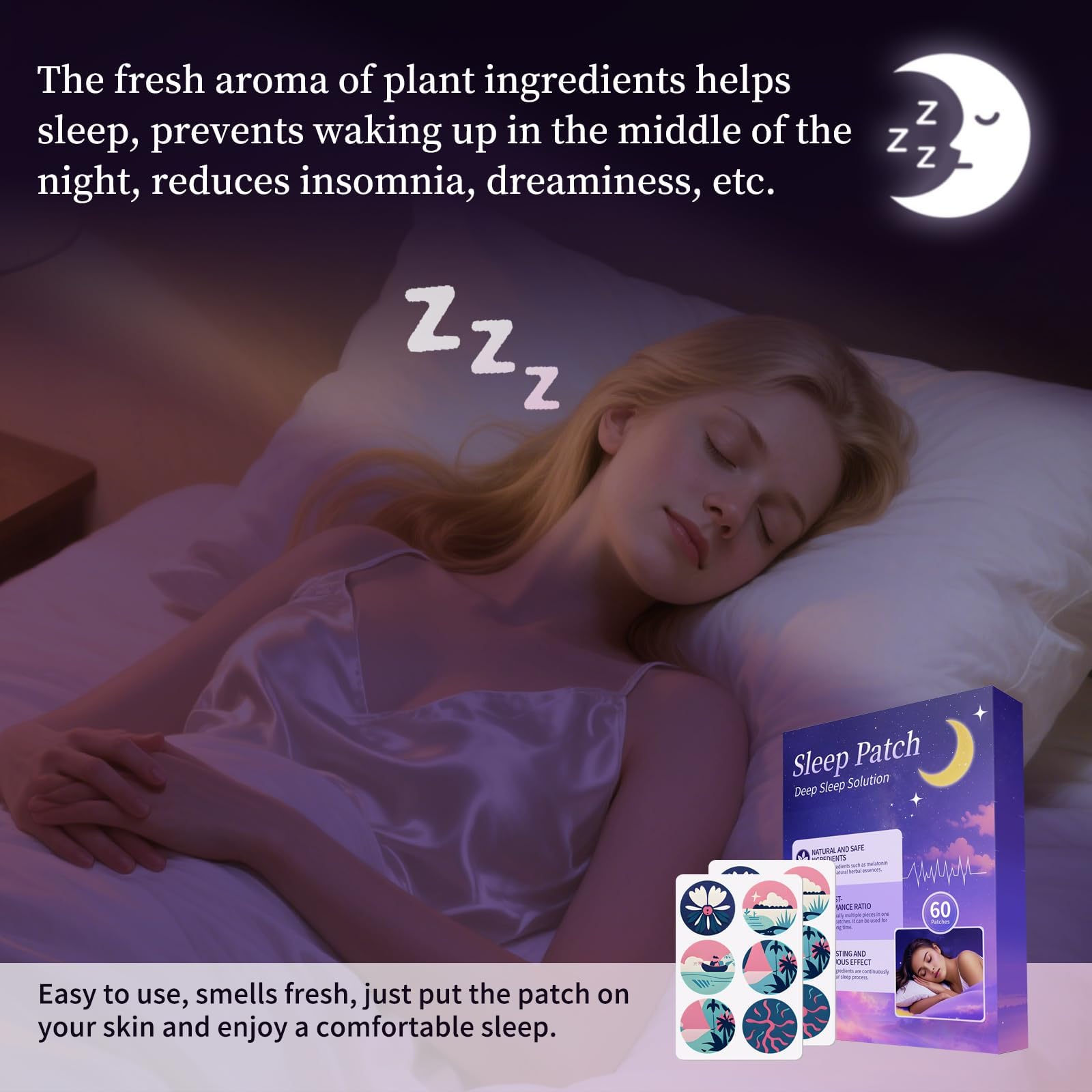 Sleep Patches for Adults, 60 Pack Upgraded Deep Sleep Patches — Amazon image 7