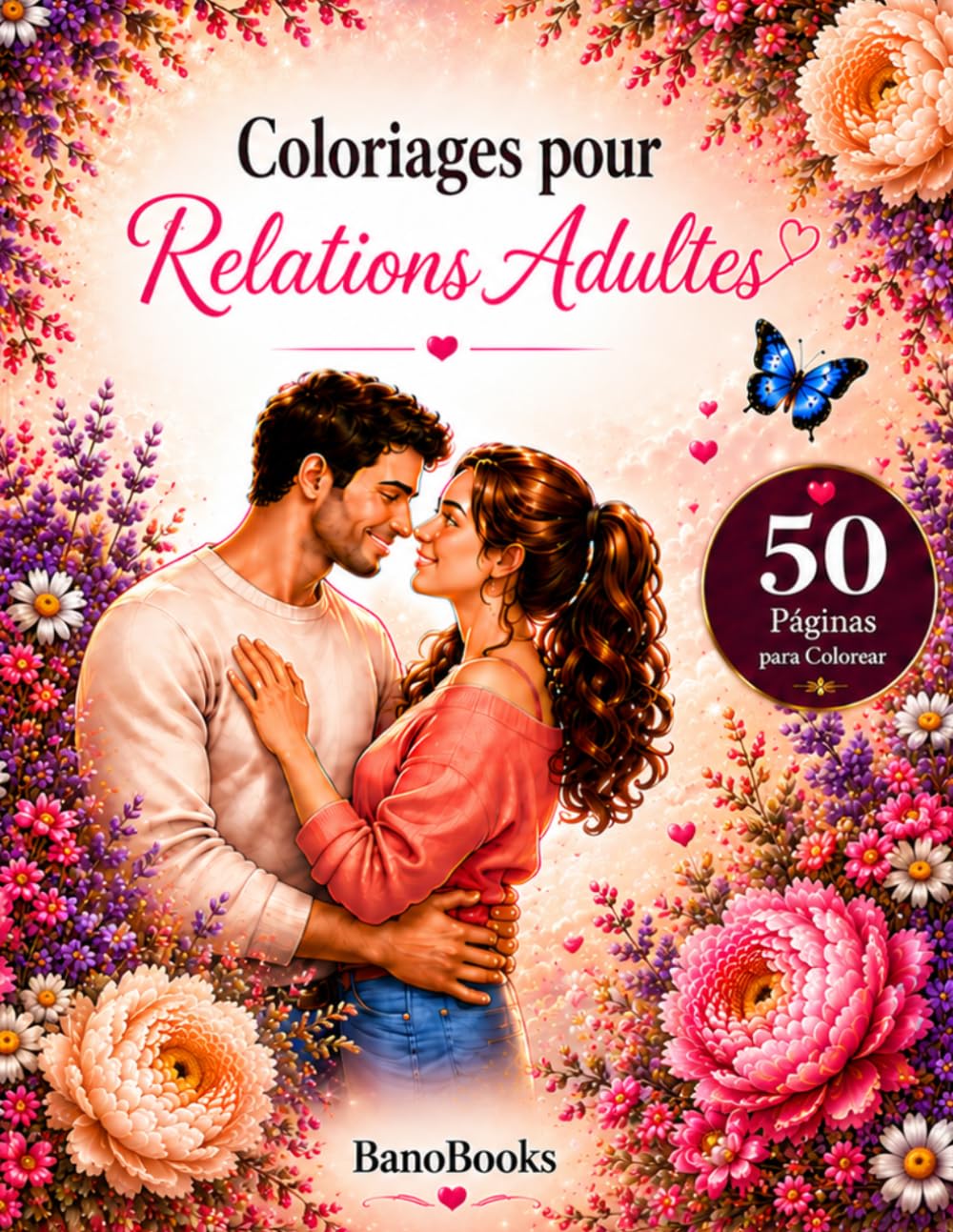 Coloriages pour Relations Adultes: 50 magnifiques illustrations à colorier sur l’amour, la proximité et la complicité