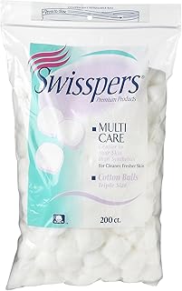 Swisspers Multicare Cotton Balls, 200 Count