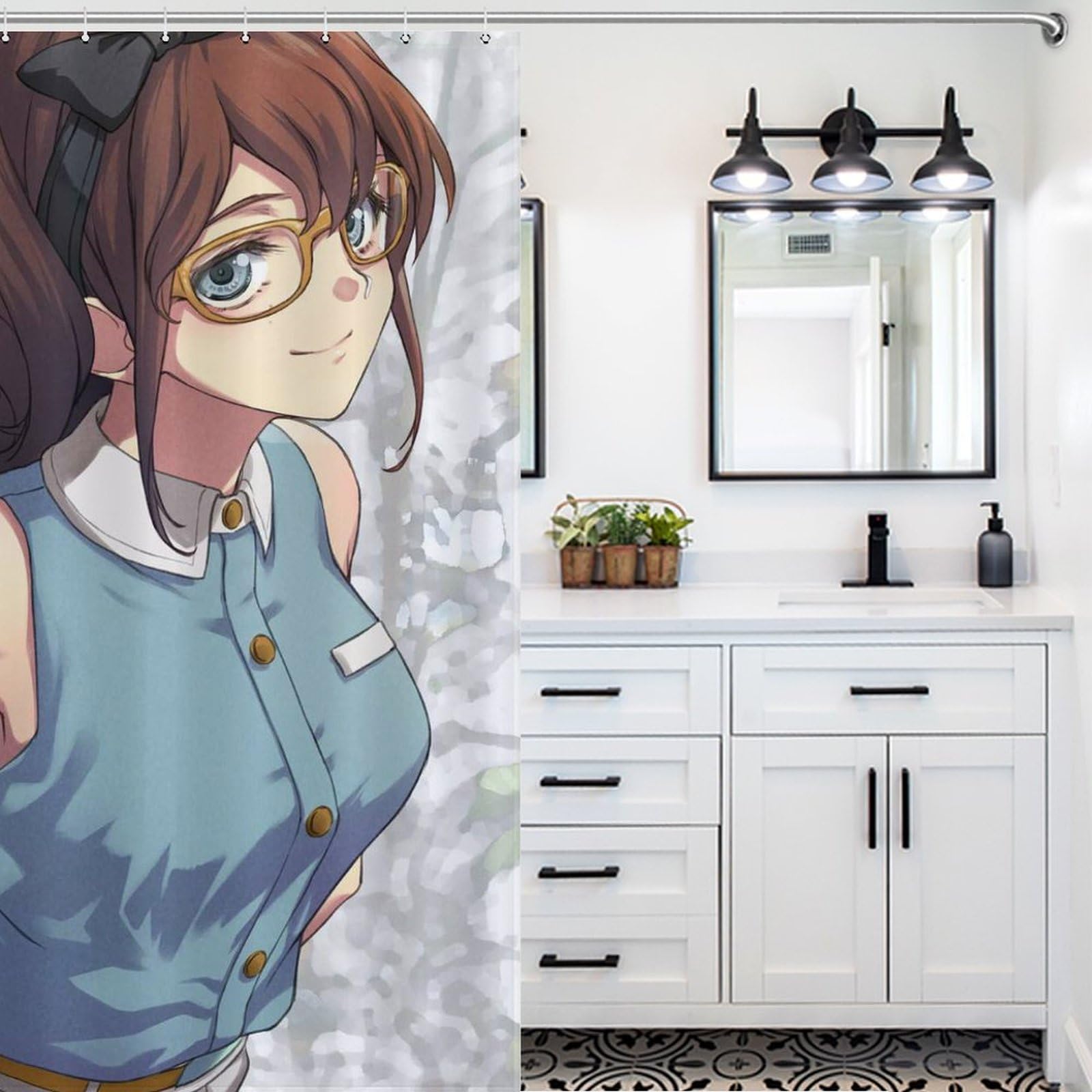 SAILOR JERRY シャワーカーテン　アメリカン雑貨 SAILOR JERRY シャワーカーテン アメリカン雑貨