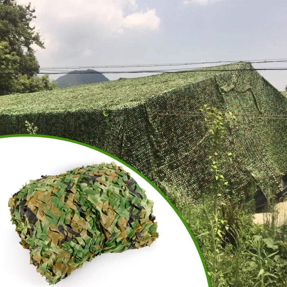 6 X 8m Camouflage Jagd Tarnnetz Bundeswehr Armee Tarnung Camo Hunter Flecktarn, für Camping, Jagd, Partydekoration, Wildfotografie, militärische Aktivitäten, Wildtierbeobachtung, CS-Spiele