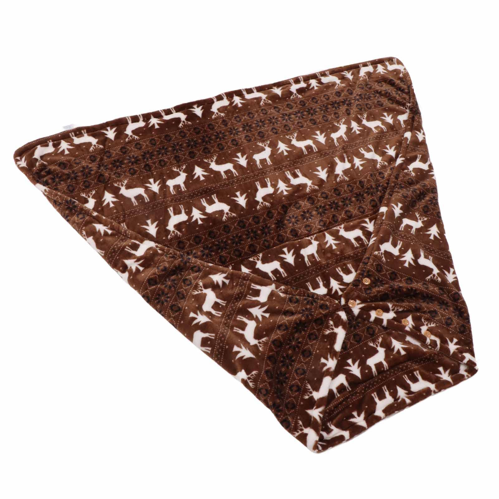 Rollstuhldecke aus weichem Fleece mit schönen Mustern – kuschelige Bein und KnieWärmedecke für Rollstuhlfahrer, ideal für kalte Tage und klimatisierte Räume