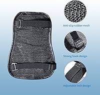 Vista 3 de Cojín plegable para asiento de motocicleta, gel de alta elasticidad 3D, cómodo y transpirable, absorción de impactos para asiento de viaje largo