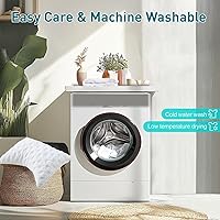 Vista 6 de Almohada refrescante para dormir de lado para dolor de cuello y hombros, almohadas de cama curvadas de espuma viscoelástica triturada de lujo