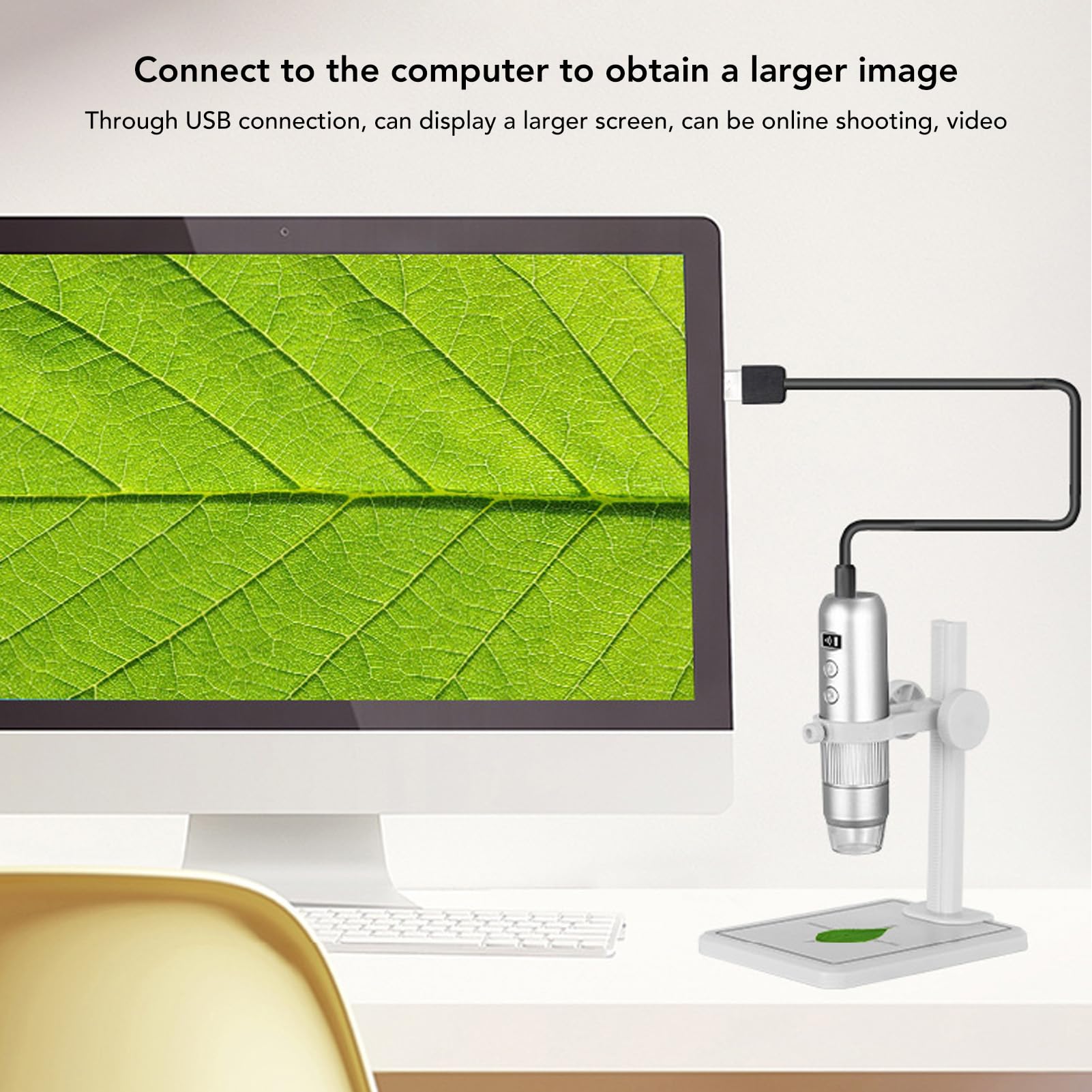 LCLXSH Lab Verbruiksartikelen Draadloze digitale microscoop WiFi 1000X LCLXSH Lab Verbruiksartikelen Draadloze digitale microscoop WiFi 1000X