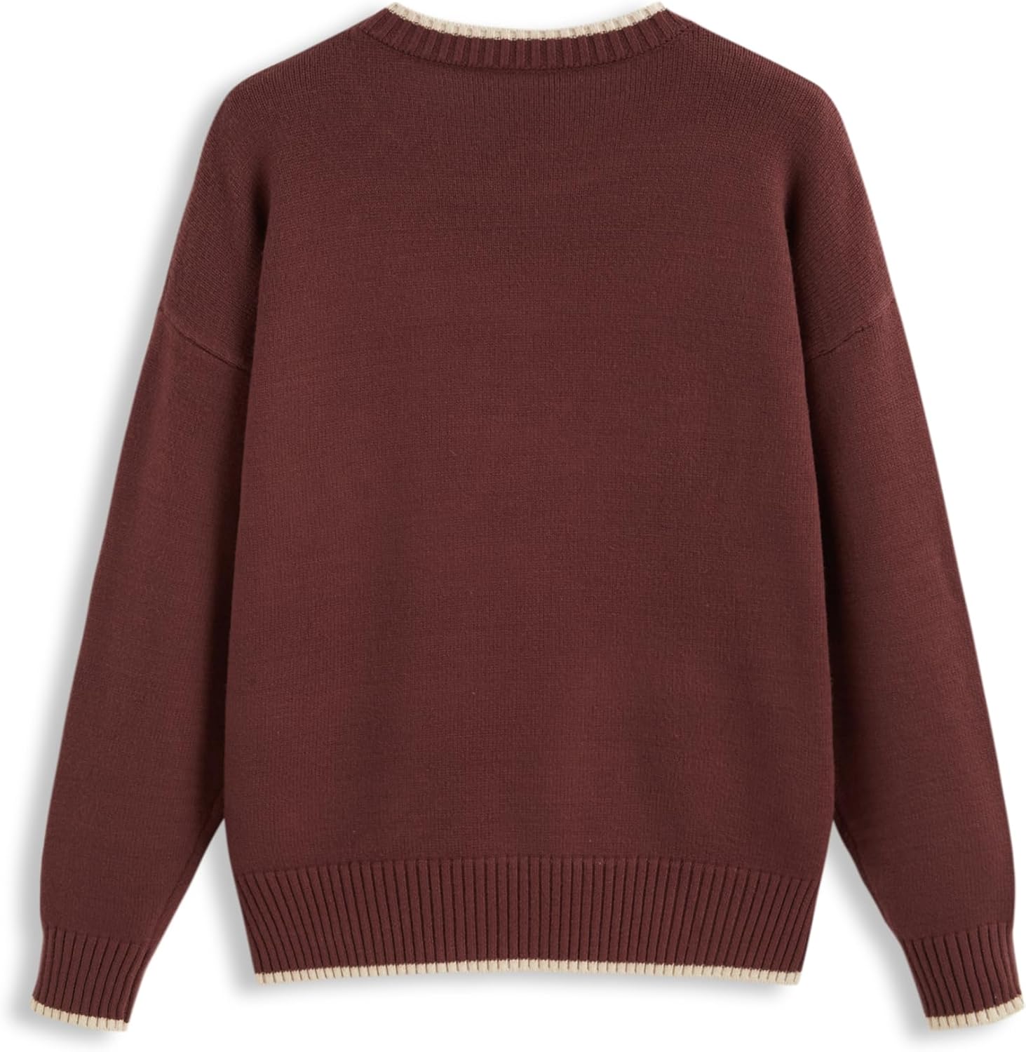 CIDER Women's Fall Sweaters Long Sleeve Cute Sweaters Bear Graphic Crewneck Soft Knit Casual Cropped Pullover - Image 8