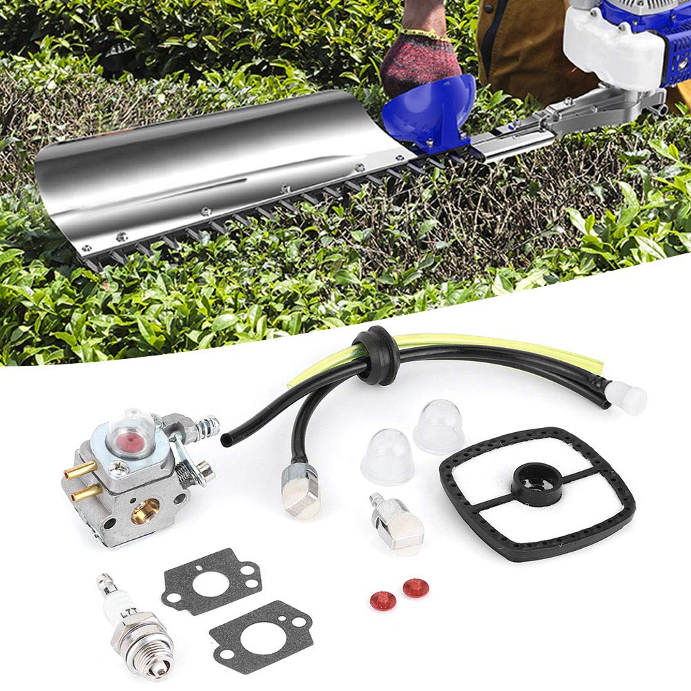 Entretien Outil Jardin Kit Carburateur Pour Taille-Haie Echo HC1500 & Zama C1U-K51 | Pièce Aluminium Remplacement Carburateur Taille-haie