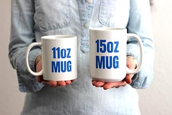 Brains Beauty Booty White Ceramic Coffee & Tea Mug for Gorgeous Women (11oz)