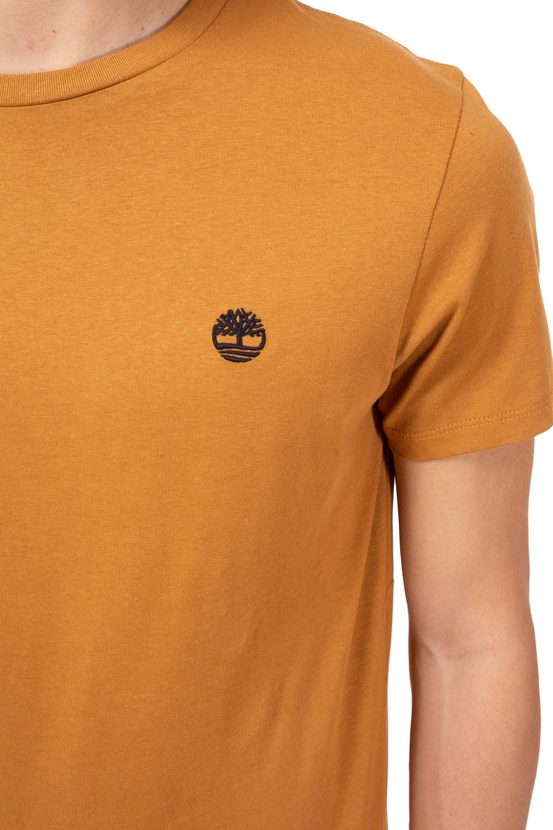 Timberland Tfo SS Left Chest Logo Jersey Crew tee (Slim) Camisa Hombre