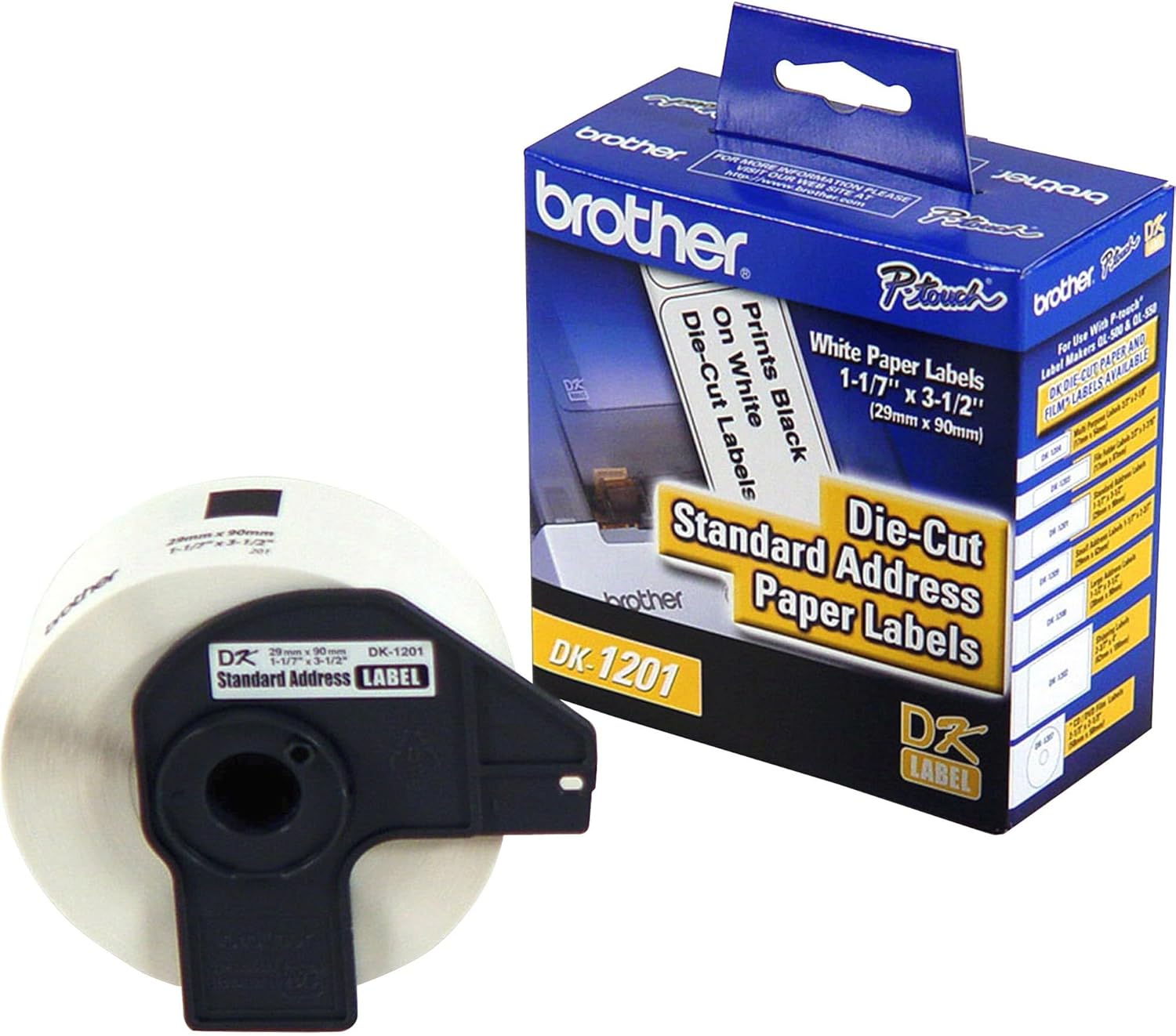 Brother Genuine DK1201 Die-Cut Standard Rolled Address Labels for QL Printers, (DK1201) - Image 6