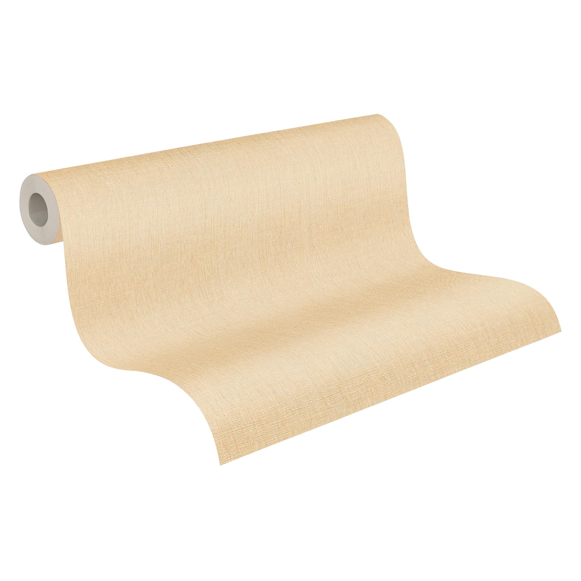 Livingwalls Tapete 396518 Plain Wallpaper in Beige, Yellow