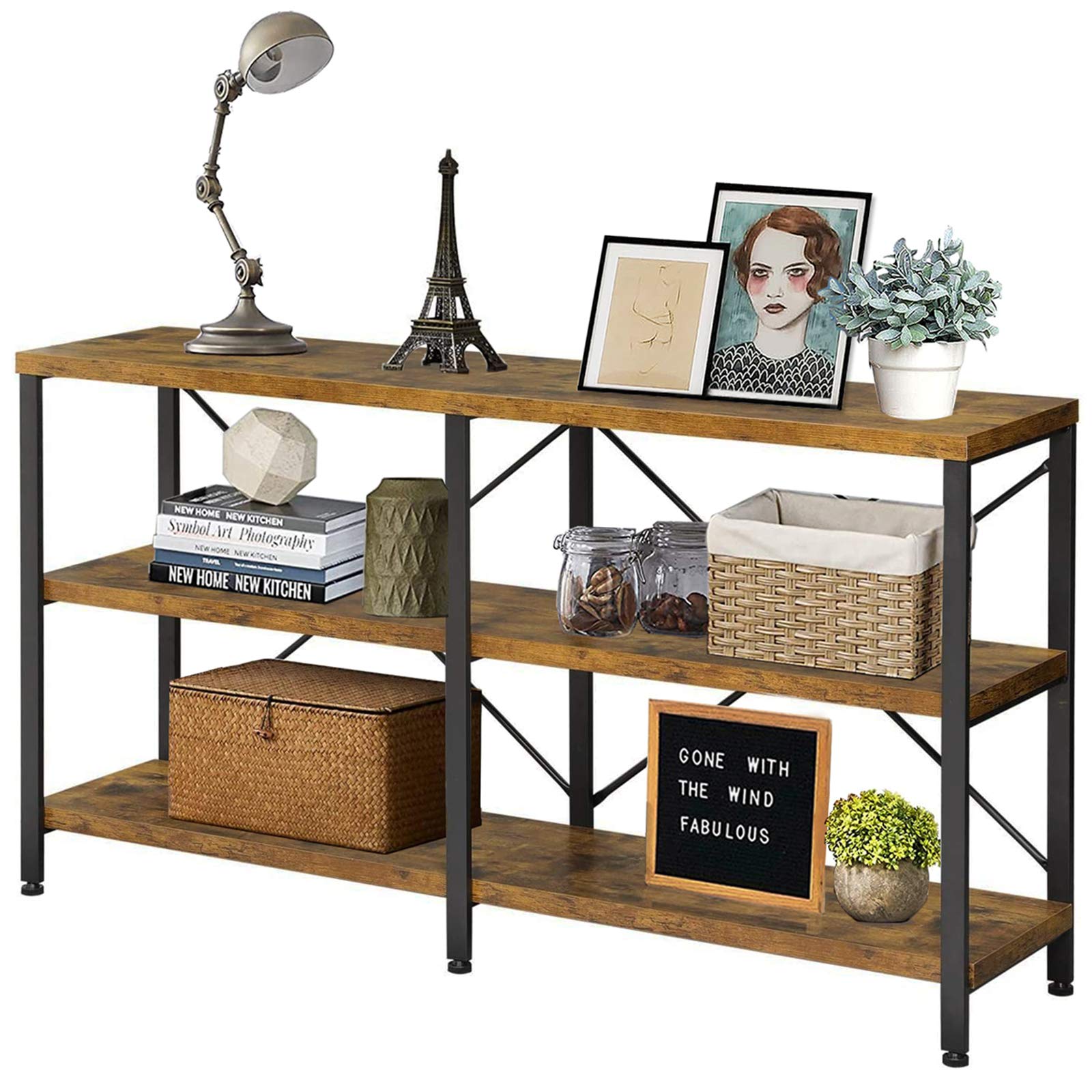 Buy QEEIG Farmhouse Console Table 55" Extra Long Sofa Tables for