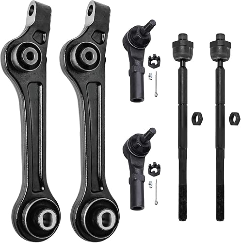 Miniatura 22 de Detroit Axle - Kit de brazos de control delanteros de 6 piezas para Toyota Corolla 2014-2019, 2 brazos de control inferiores con rótulas, 2 varillas