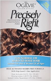 Ogilvie Salon Styles Precisely Right Professional Conditioning Perm Kit - Ideal for Color-Treated