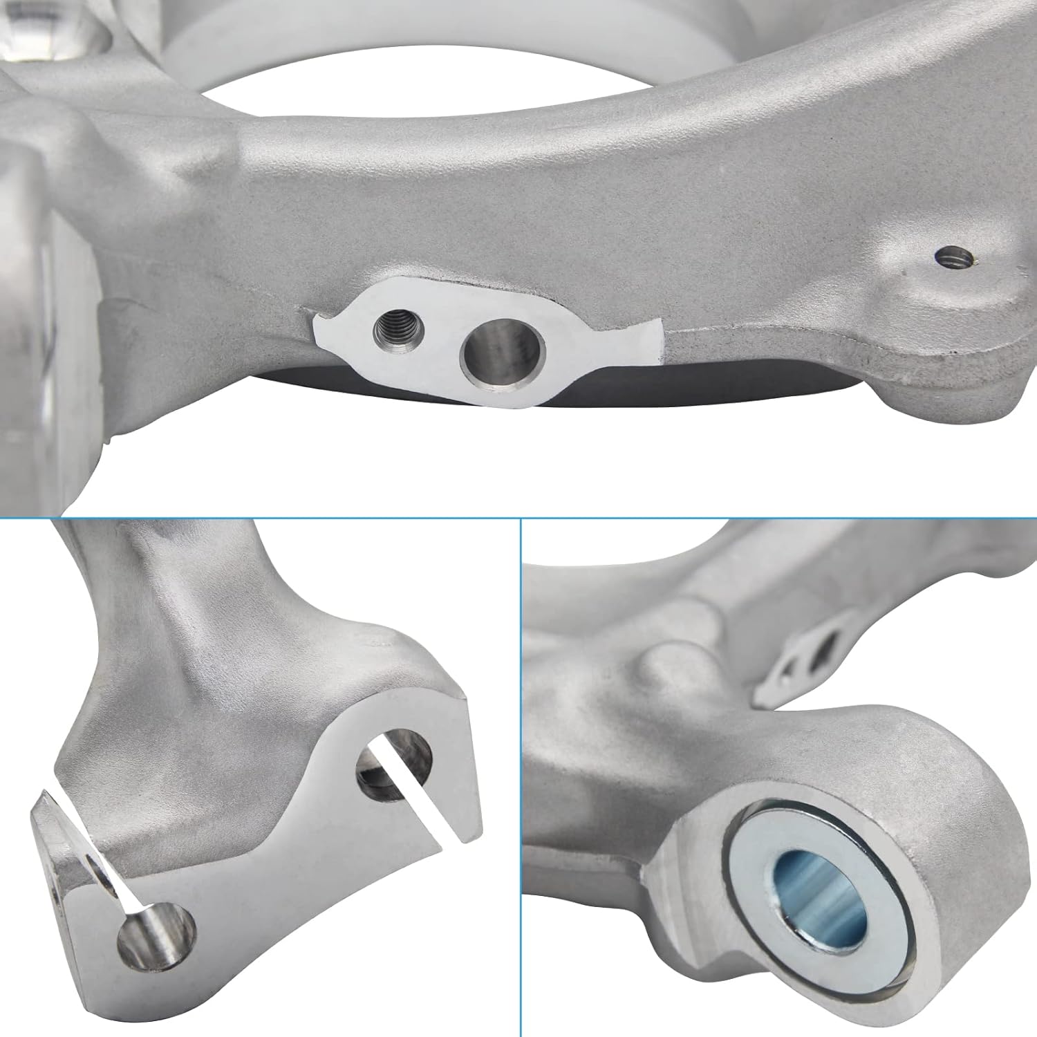 Steering Knuckle Spindle Wheel Bearing housing Front Left Driver Suspension 8K0407253AB Compatible with Audi A4 A5 Quattro Allroad Q5 S4 S5 RS5 2010-2016 8K0407253AA