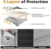 Vista 6 de Setpower Funda protectora aislante para refrigerador portátil Setpower RF20, adecuada solo para RF20