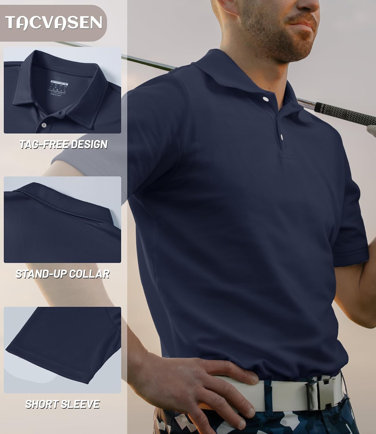 Men's Dry-Fit Polo Shirt