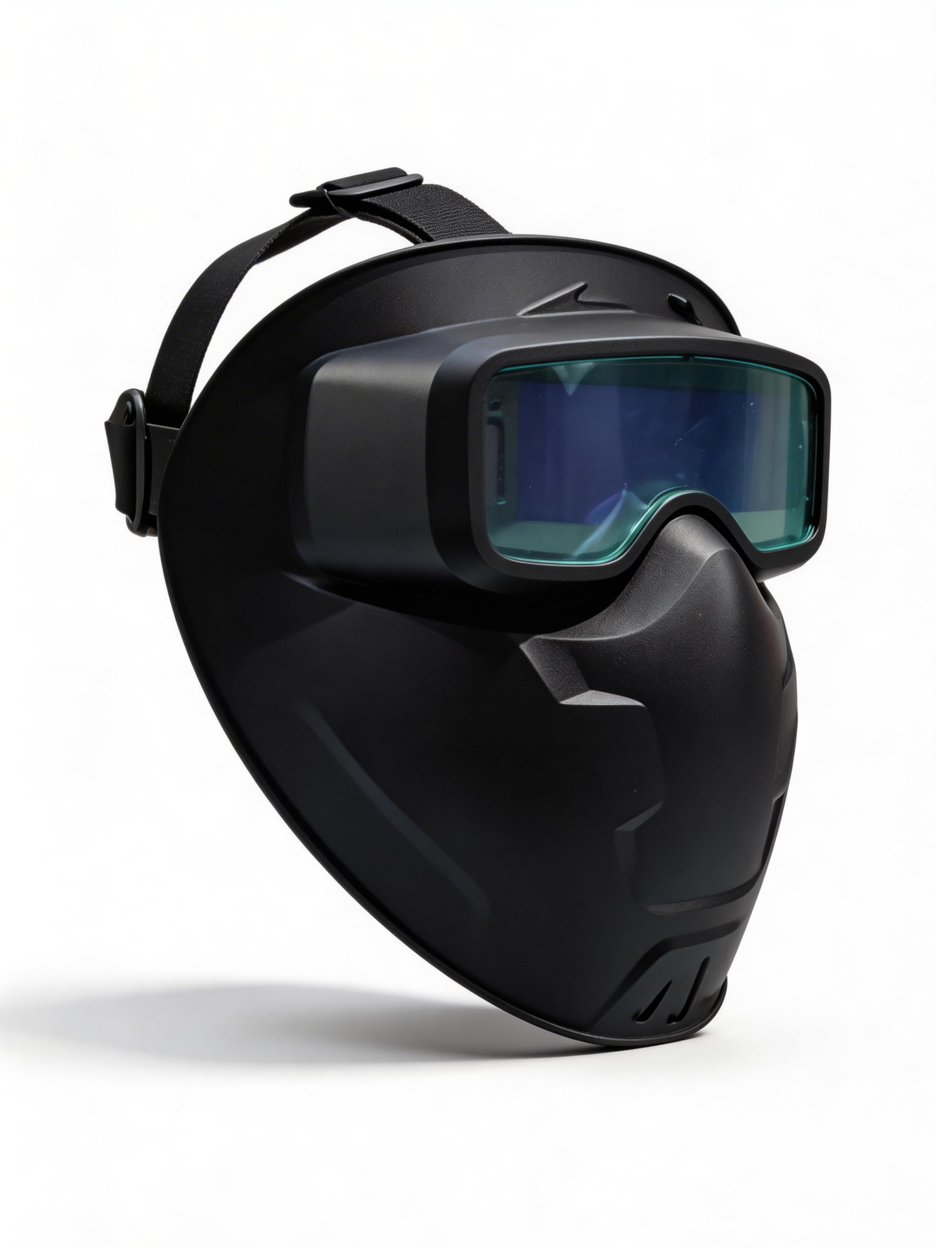 Maschera per saldatura elettronica Solter S-Mask 15 | Visore ampio 111x39 mm | Oscuramento automatico DIN 5-13 | Leggero, compatto e compatibile con piccoli occhiali