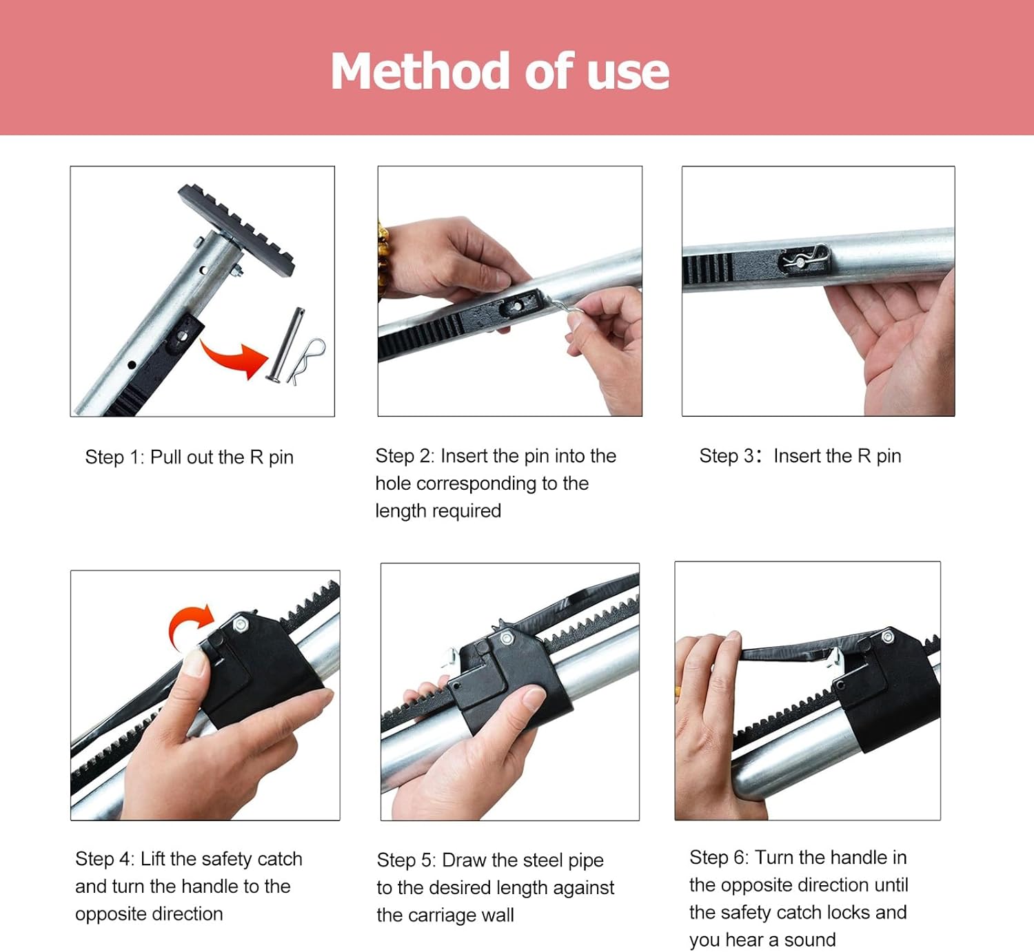 Adjustable Cargo Stabilizer Bar for Full-Size Trucks, SUVs, Vans & Pickup Trucks - Extends 51.2" to 109.4" for Secure Cargo Control (72-87" Round Tube Load Bar)