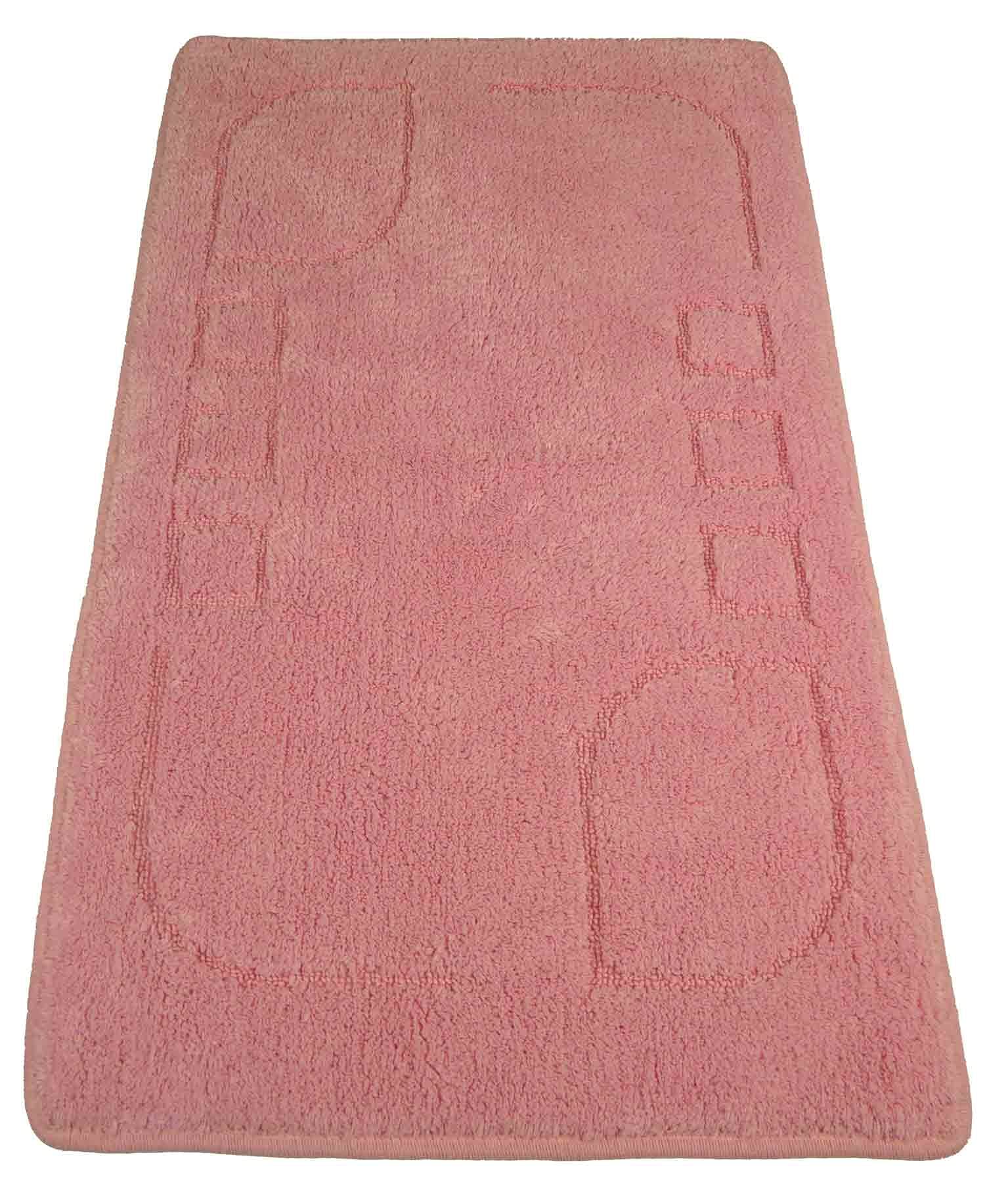 Tappeto Bagno Parure Set 3 Pezzi Soffice 100% Made In Italy Antiscivolo Girowater Shaggy 3d Moderno Assorbente Verde 84696235