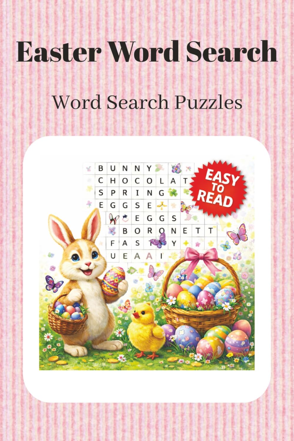 Easter Word Search: Word Search Puzzles / Help Kids Learn, Focus, and Relax / 6x9 Inches / Solutions Included