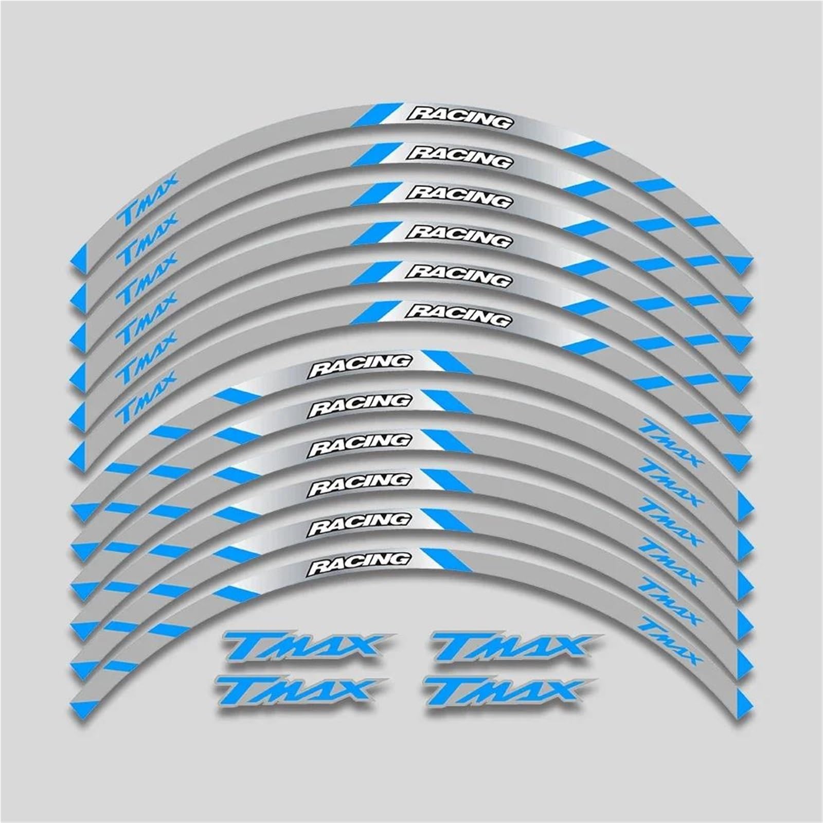 Wheel Stickers Motorcycle Wheel Sticker for TMAX500 TMAX530 TMAX560 TMAX 500 530 560 Decals Reflective Decal Rim Hub Stickers Rim Reflective Decal
