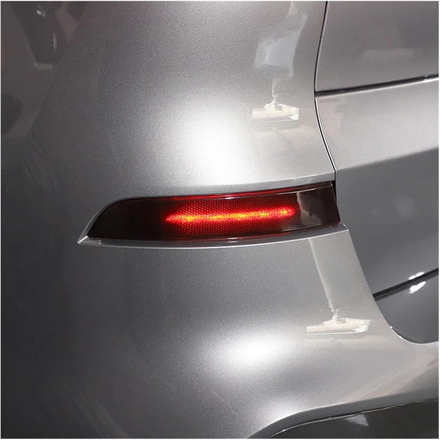 Car Lamp Smoke Rear Tail Fog Light Lamp Cover Trim Sticker Compatible With BMW X5 G05 2019-2022 ABS Material Car Interior Accessories