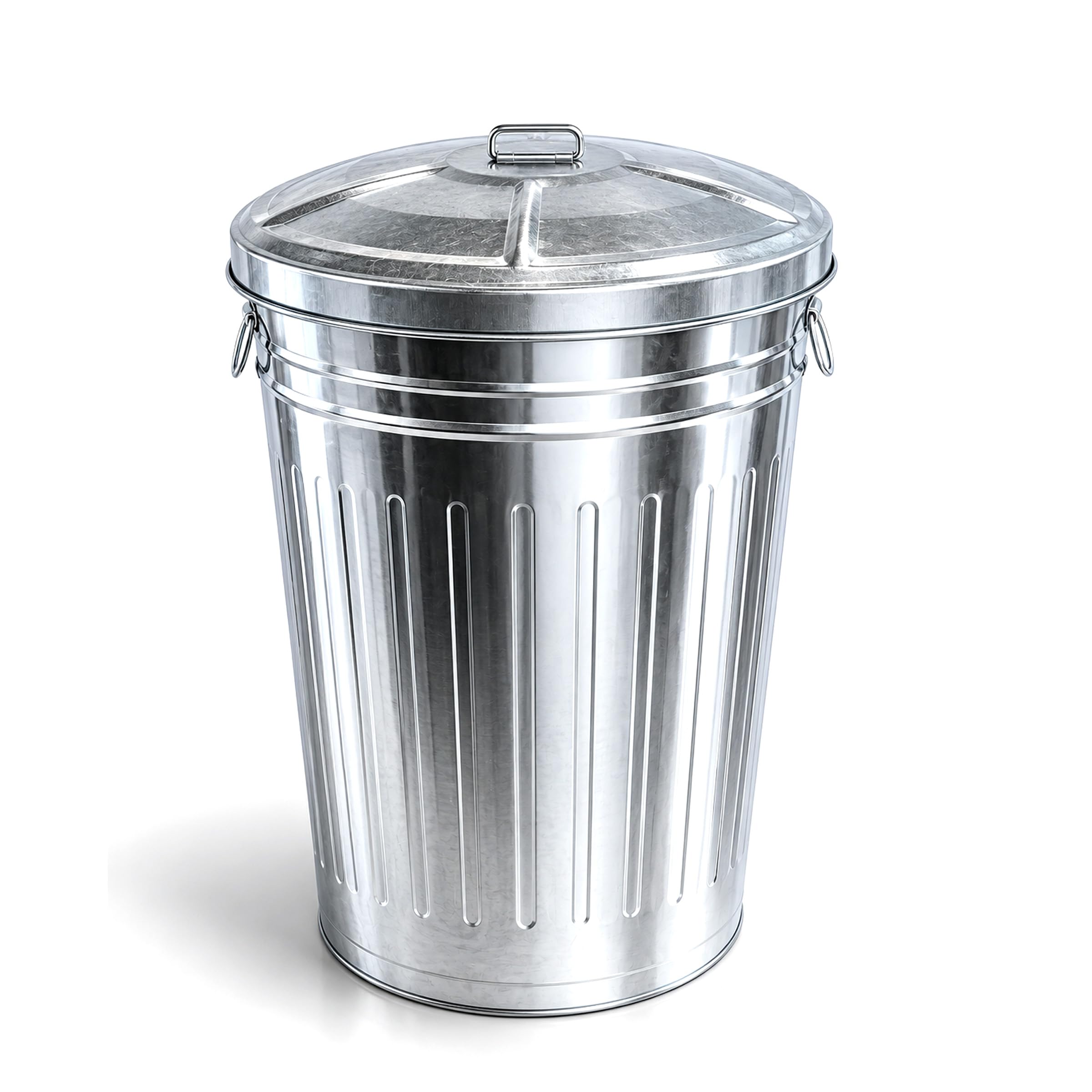 PAMEX - Cubo Basura Galvanizado Con Tapa Gatoto (75l)