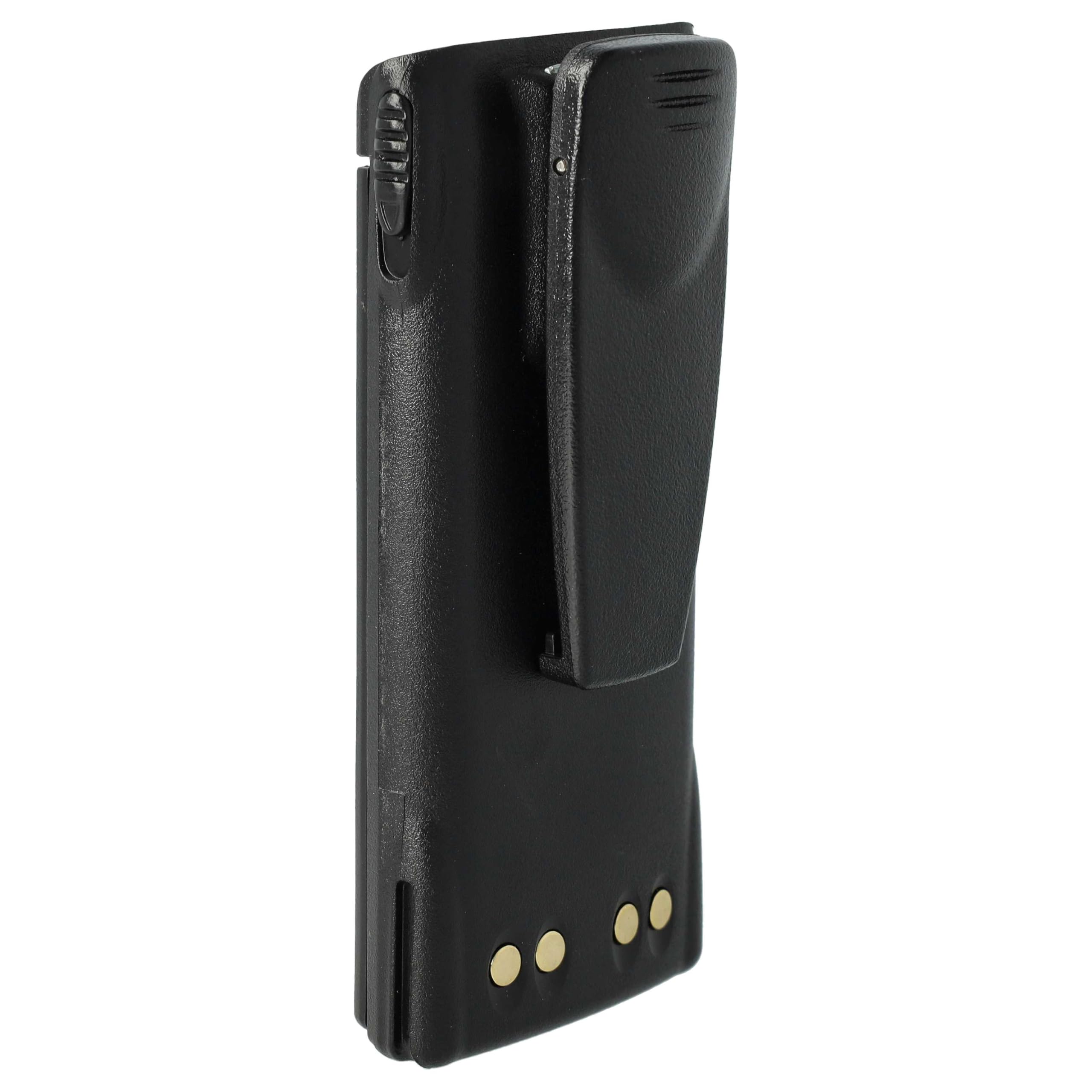 vhbw Batería Recargable Compatible con Motorola GP340, GP360, GP380, GP540, GP580, GP640, GP680 Radio (1800 mAh, 7,2 V, Li-Ion)