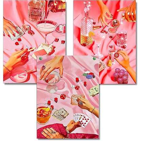 WUDWL Diamond Painting Kits for Adults - 3 Pack Pink Tablecloths