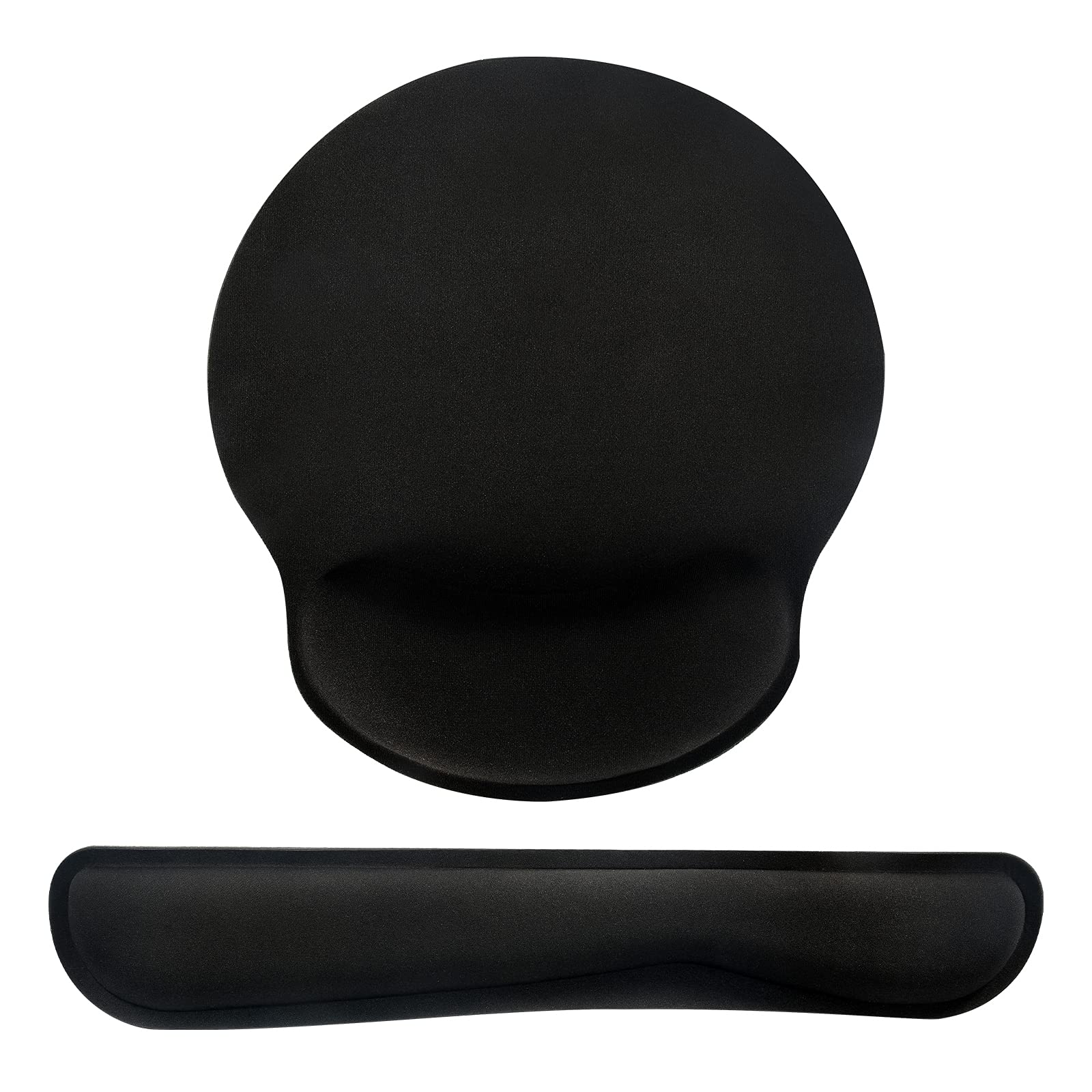 Epoch-Making Keyboard Wrist Rest Mouse Mat Set, Ergonomic Memory Foam Keyboard Gel Wrist Support Mouse Mat with Rubber Base Non Slip for Computer Laptop Working Gaming