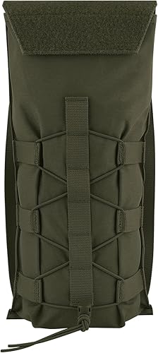 Vista 22 de PETAC GEAR 1.5L / 3L Mochila de hidratación táctica, bolsa de transporte Molle para mochila de día de 50 oz / 100 oz, mochila de agua con bolsa de MC