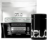Vista 13 de Orlo DHA PRENATAL - Suplemento prenatal DHA Omega 3 - Omega3 de triple fuerza - DHA vegano y aceite omega-3 de algas EPA - Apoya el desarrollo