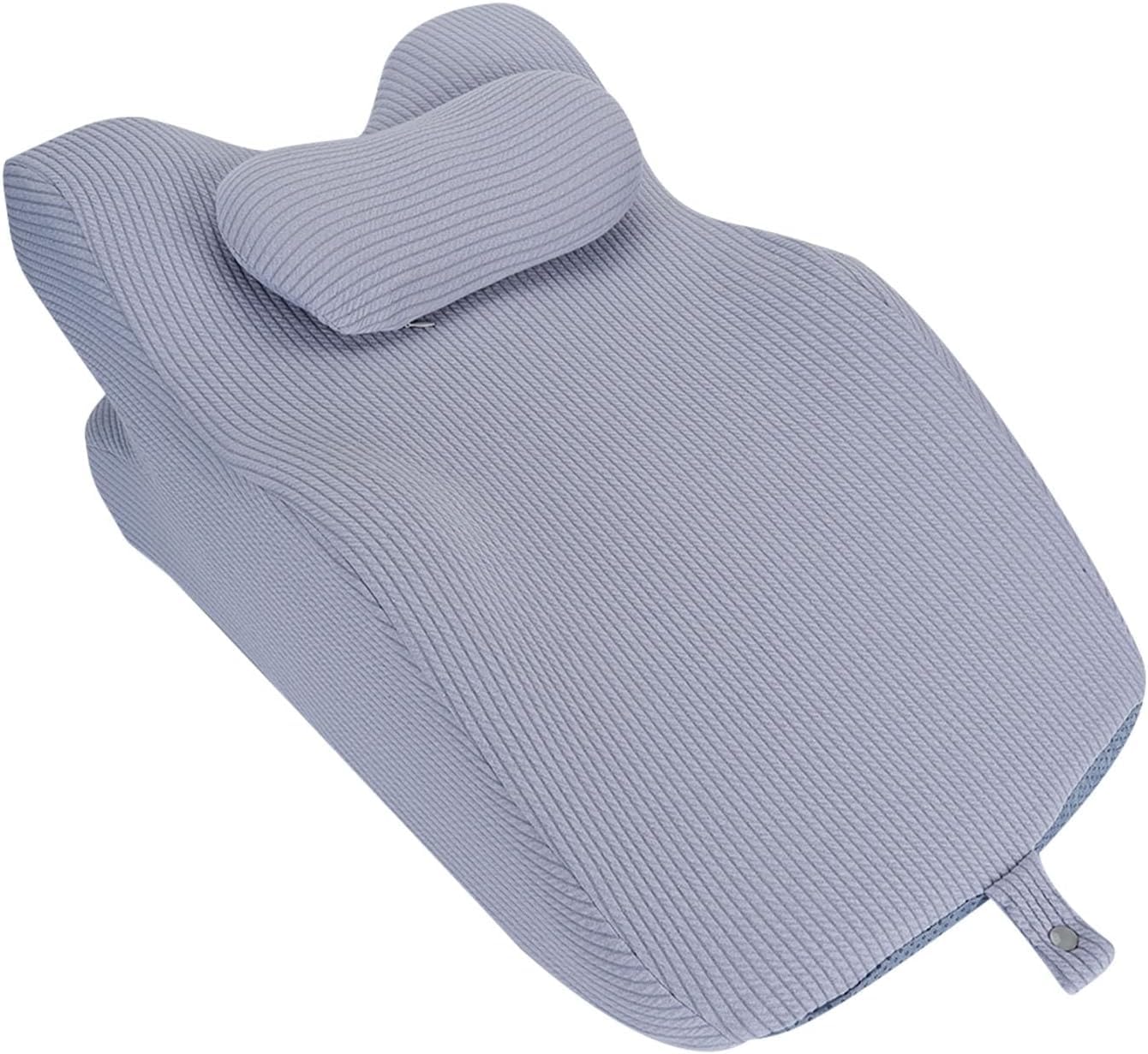 Ausla Almohada Ortopédica, Almohada de Apoyo para el Cuello, Almohada de Espuma Viscoelástica, Almohada para Dormir de Lado, Almohada Ergonómica para la Cabeza contra los Ronquidos y